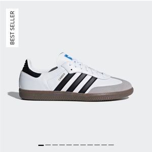Adidas OG Sambas White with Black Stripe